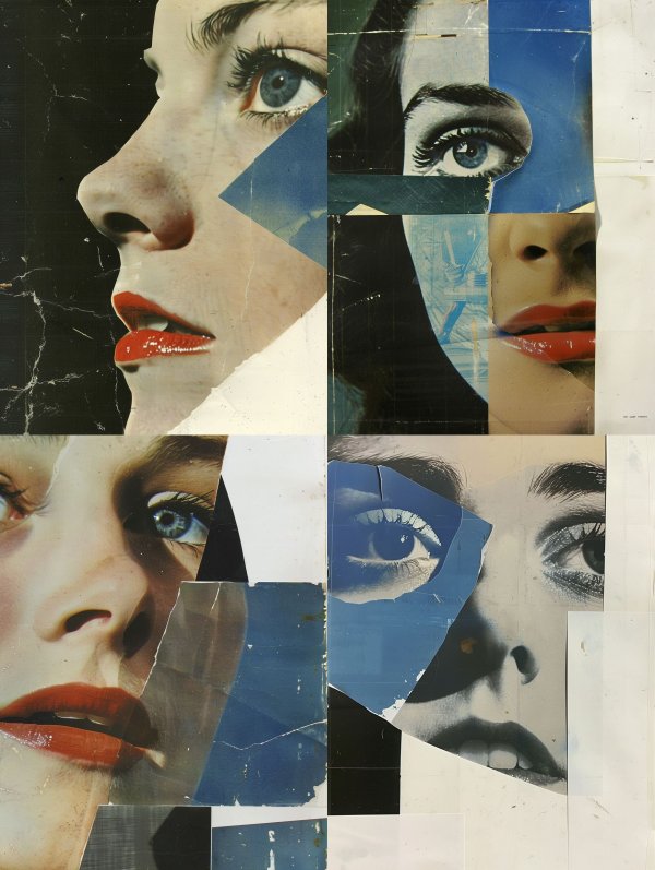 Vintage Avant Garde Collage