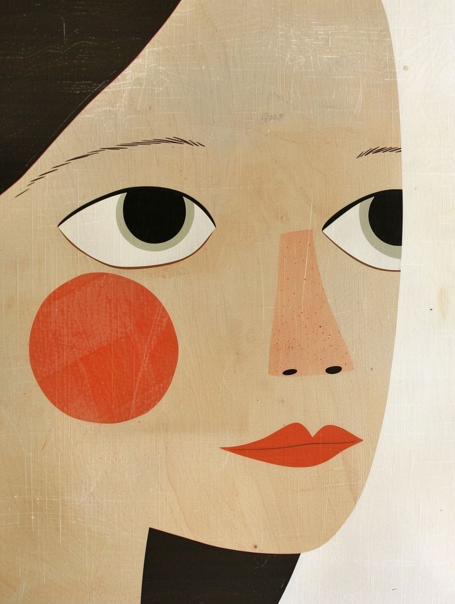 Fragmented Faces in Modernist Style - Image 2