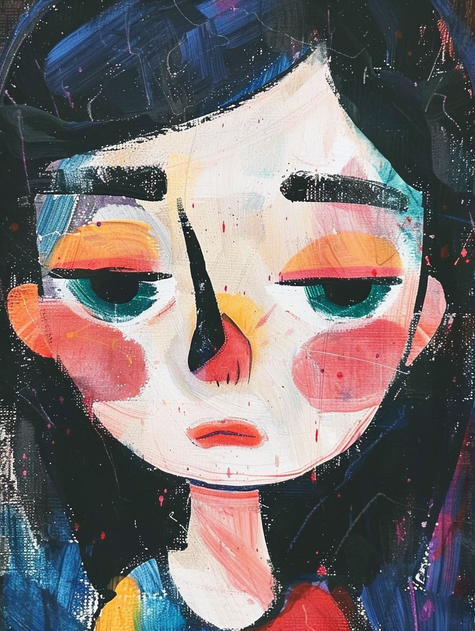 Expressive Stylized Female Portraits - Image 3