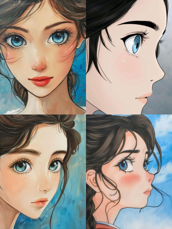 Ethereal Visions of Anime Beauty