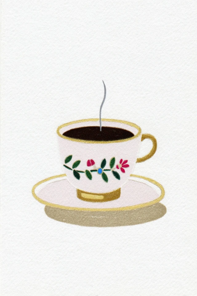 Floral Embroidery Portrait - Image 4
