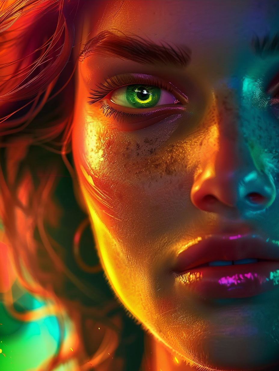 Neon Glow Cinematic Portraits - Image 3