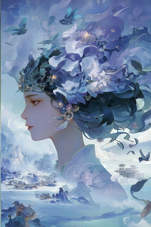 Whispers of a Lavender Dreamscape - Image 1