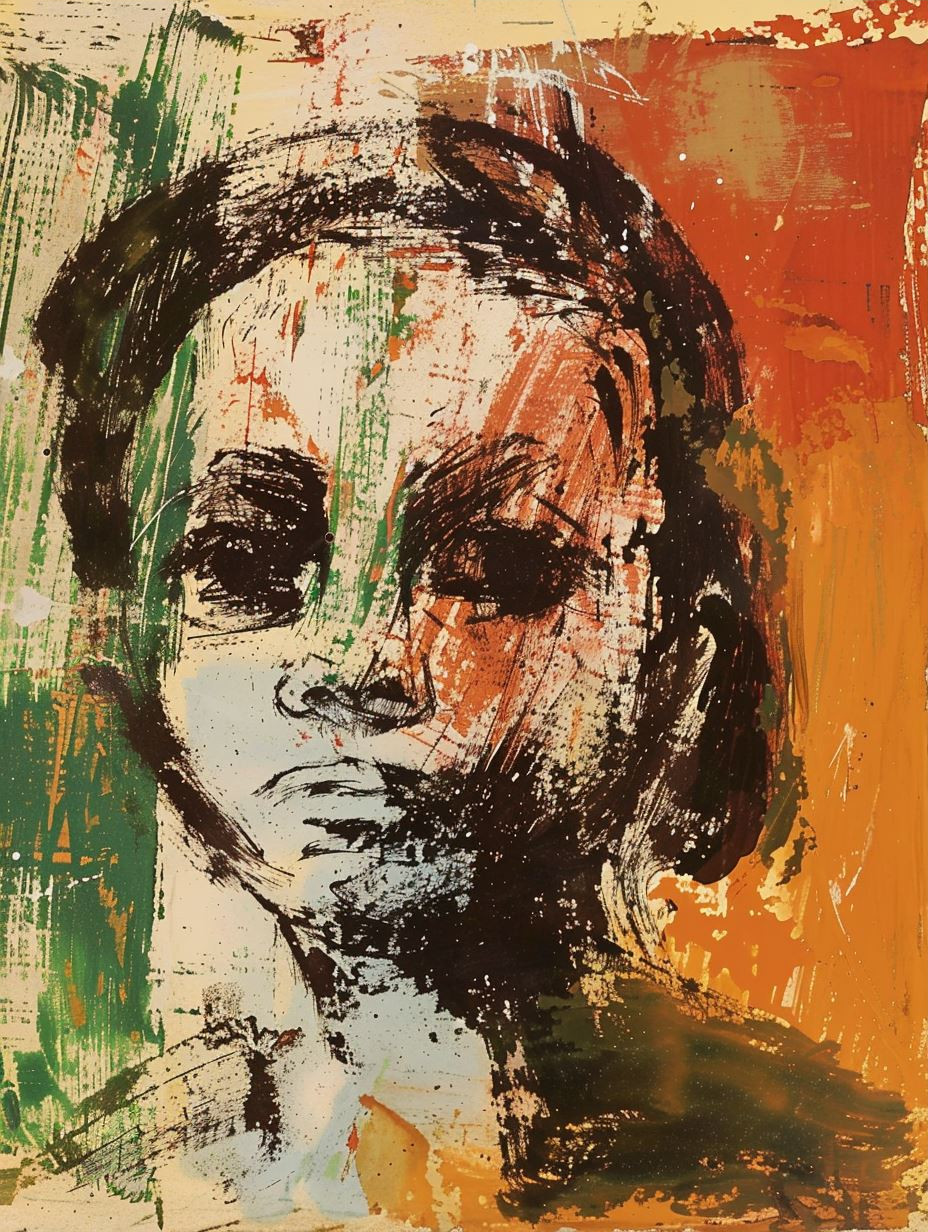 Fragmented Faces in Vibrant Color - Image 3