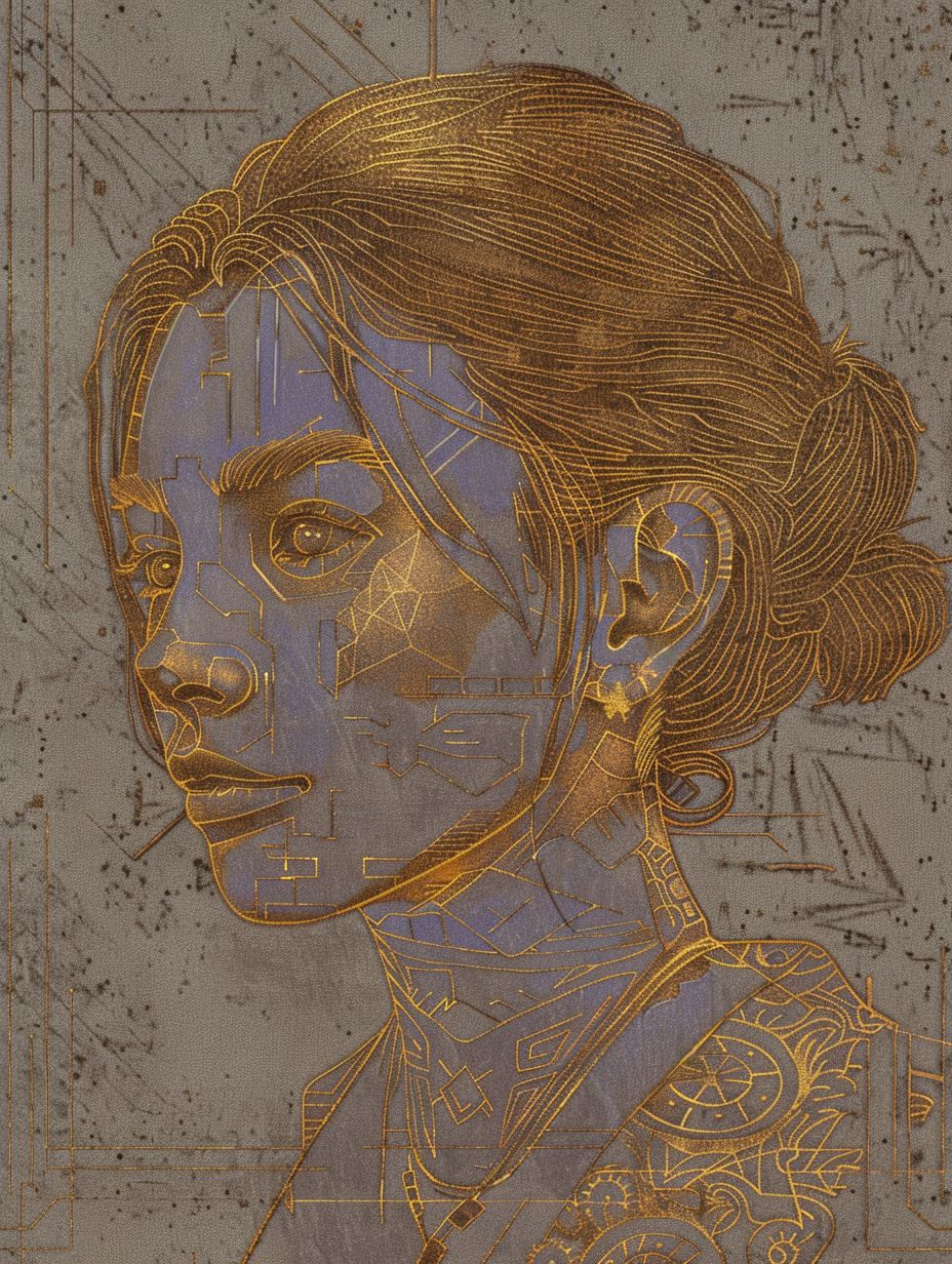 Ethereal Golden Portrait Studies - Image 4