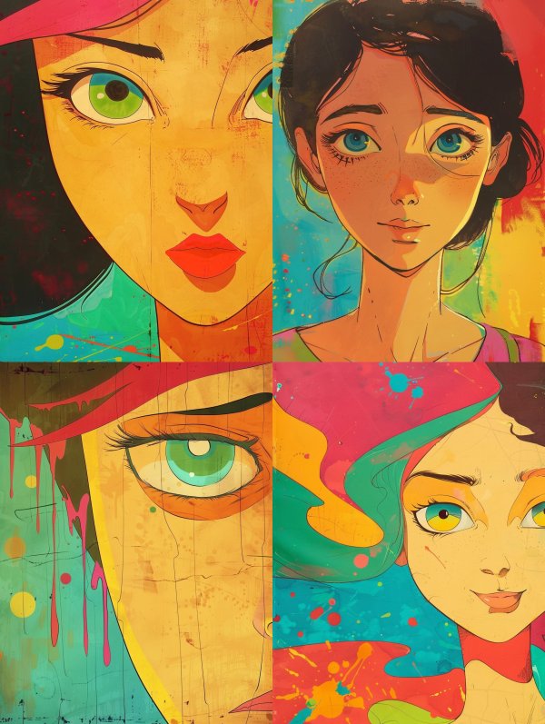 Vibrant Visions of Modern Anime Art