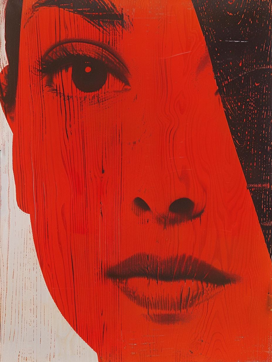 Abstract Linear Portrait Fusion - Image 2