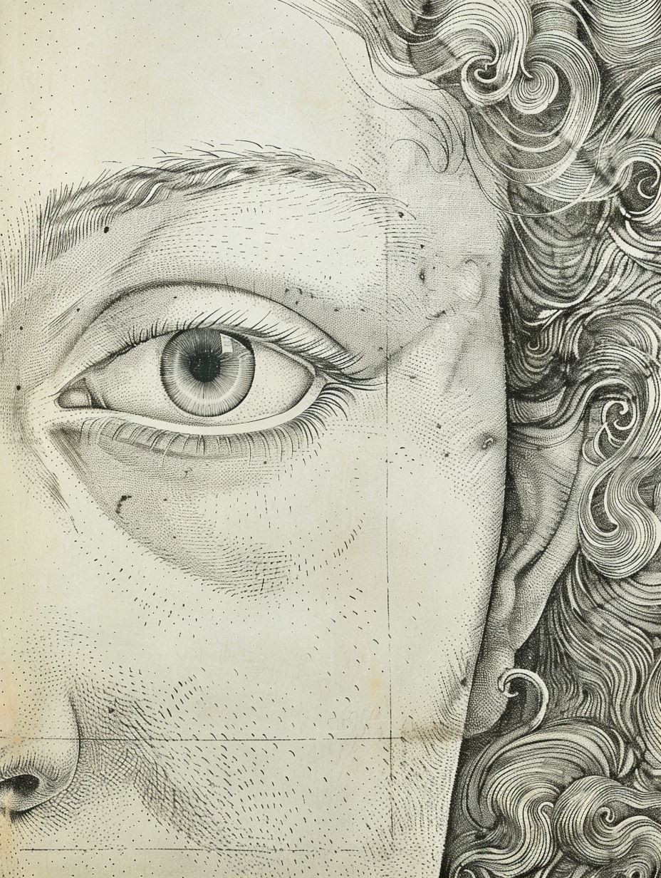 Ethereal Sketches of Timeless Faces - Image 1
