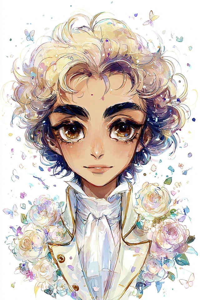 Celestial Bloom Portrait