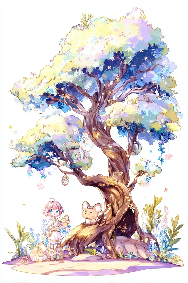 Celestial Bloom Portrait - Image 5