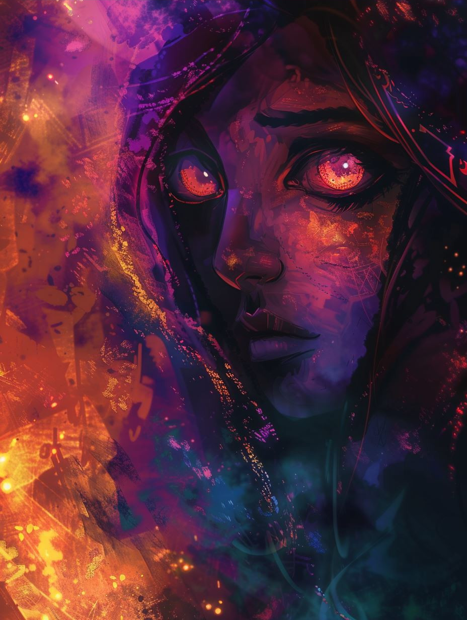 Ethereal Ember Soul Portrait - Image 3