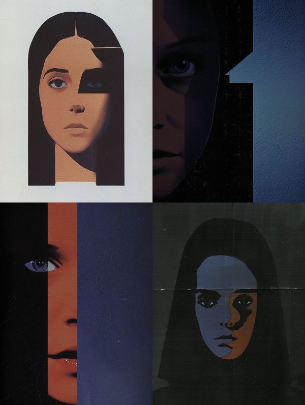 Mysterious Geometric Portrait Study