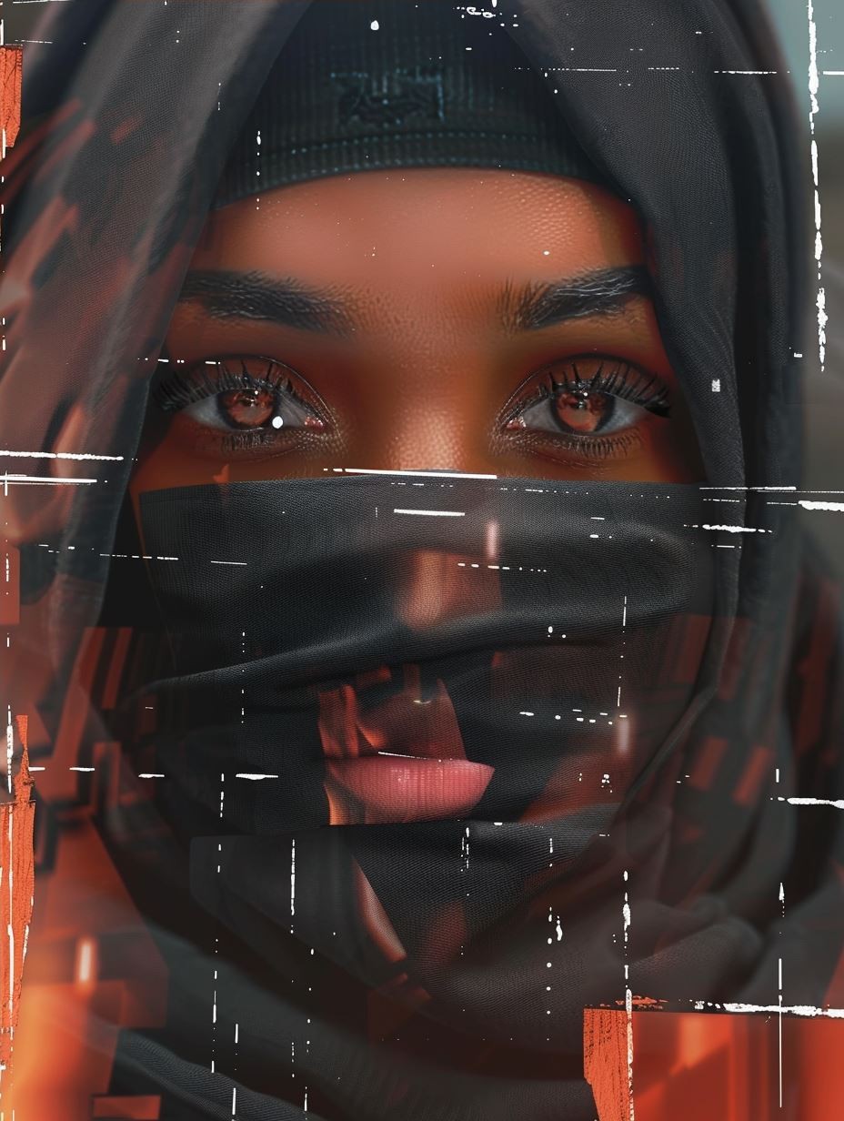 Cybernetic Winter Melancholy Portrait - Image 4