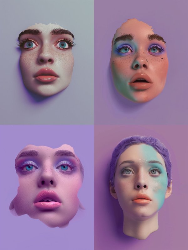 Surreal Fragments of Digital Beauty