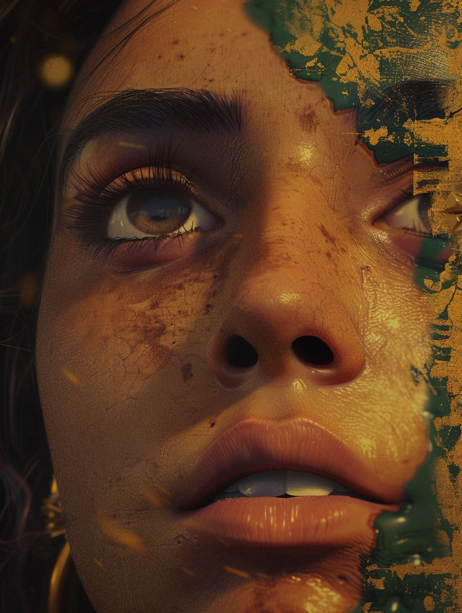 Golden Echoes of Human Resilience - Image 3
