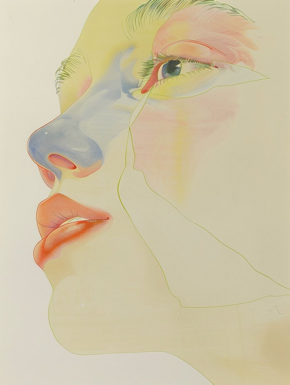 Prismatic Perspectives of a Woman's Gaze - Image 3