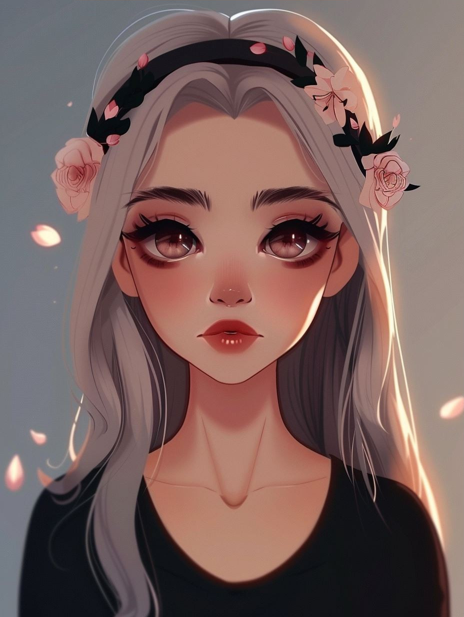 Ethereal Anime Girl Portraits - Image 3