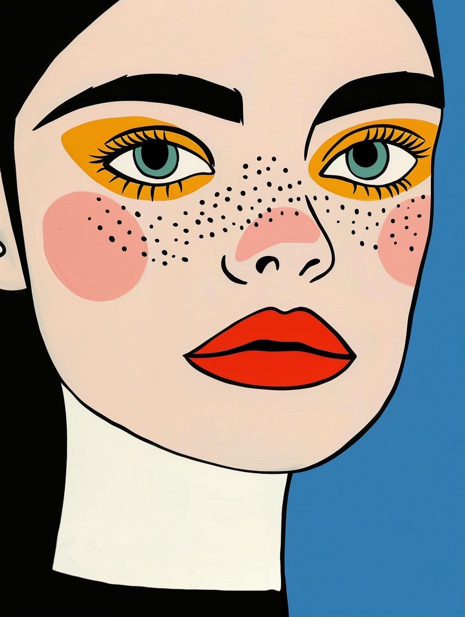 Modern Faces in Pop Art Style - Image 1