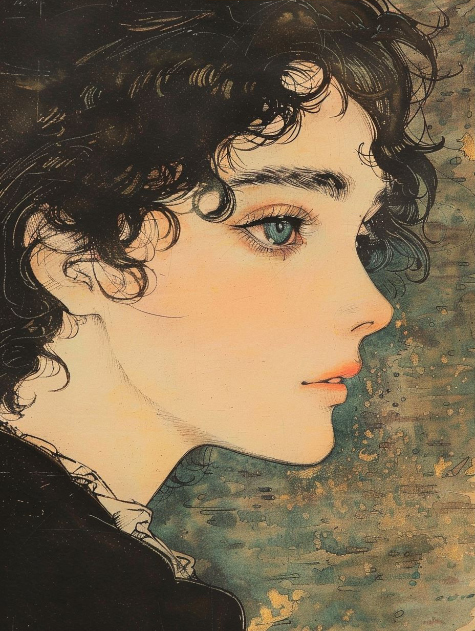 Melancholic Portraits in Ink - Image 3