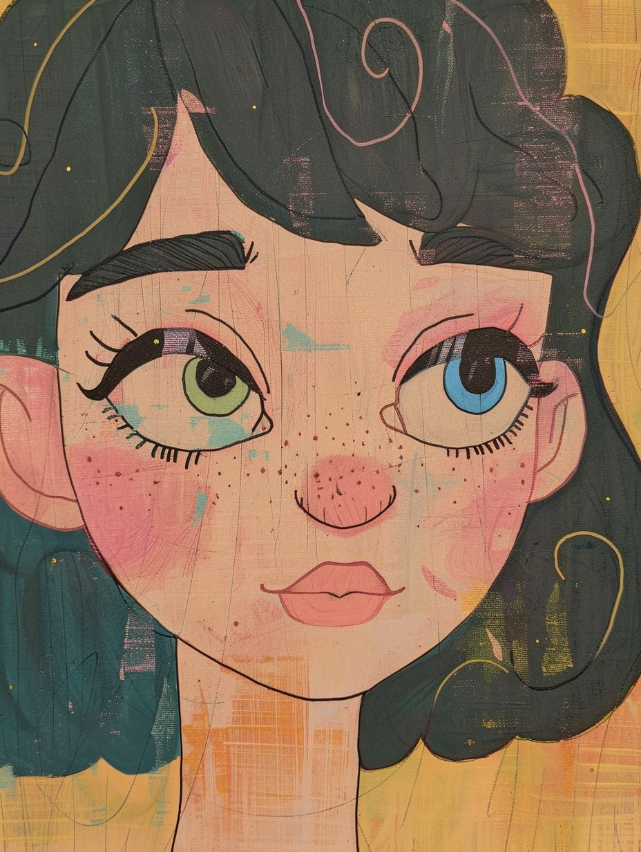 Whimsical Stylized Character Portraits - Image 1