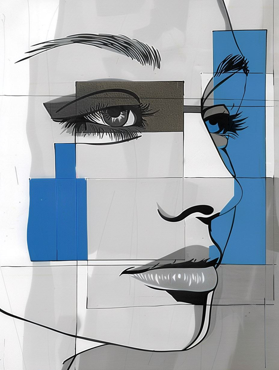 Fragmented Soul in Blue - Image 2