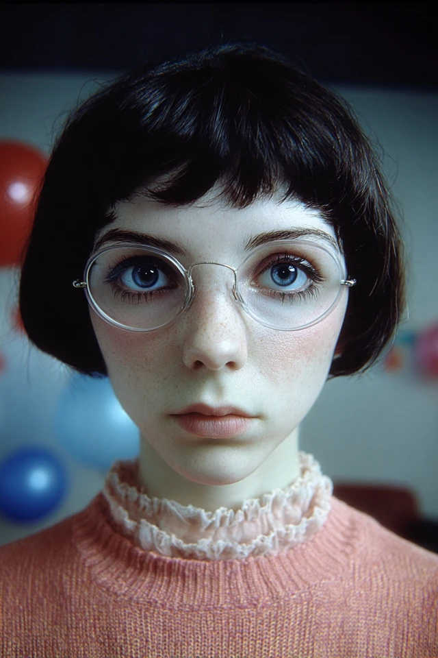 Vintage Pastel Gaze - Image 1