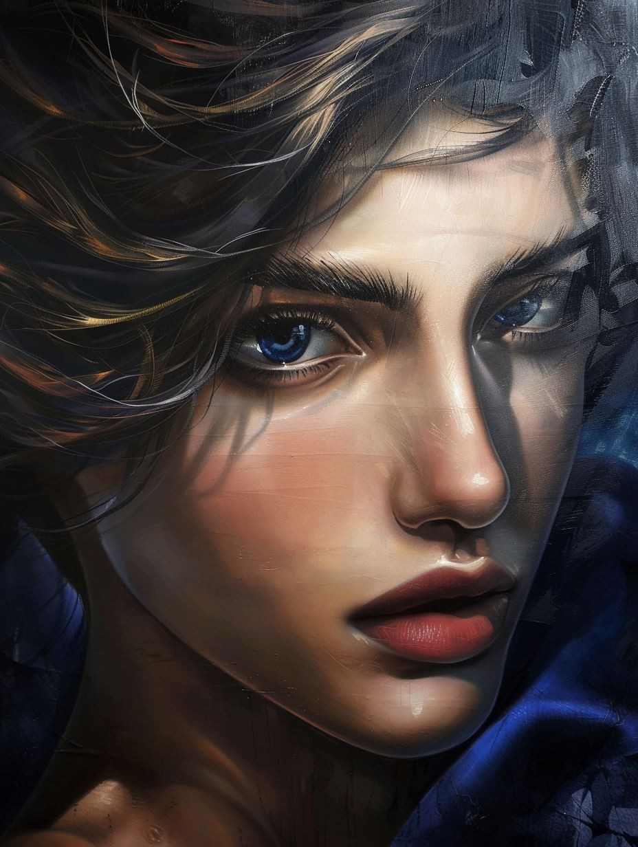Azure Grime Portrait - Image 3