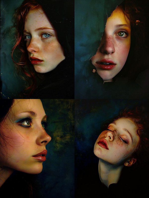 Ethereal Portraits in Moody Shadows