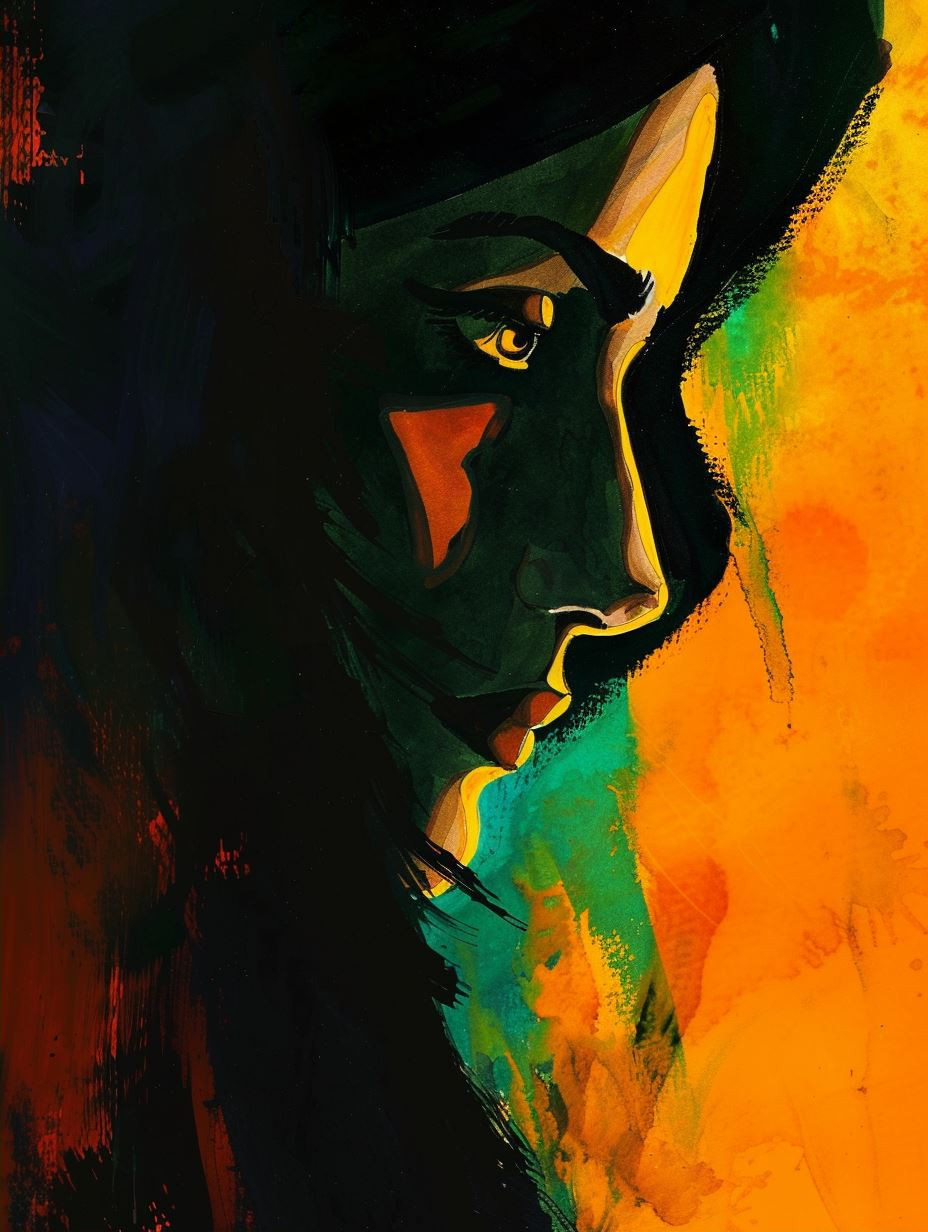 Chromatic Shadow Portrait - Image 2