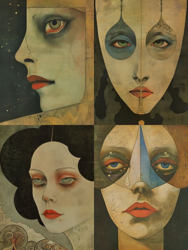 Celestial Porcelain Muse