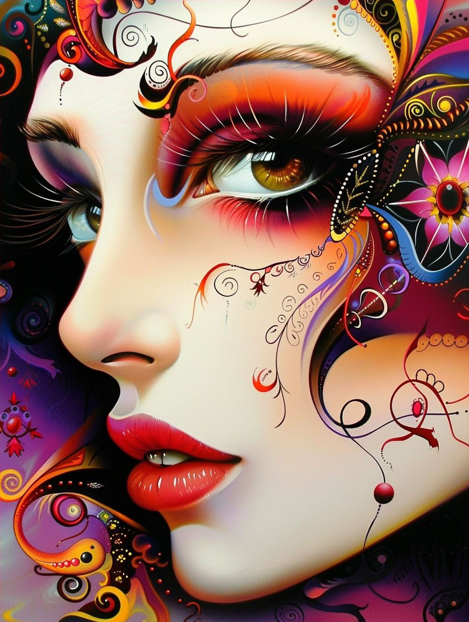 Psychedelic Floral Muse - Image 4
