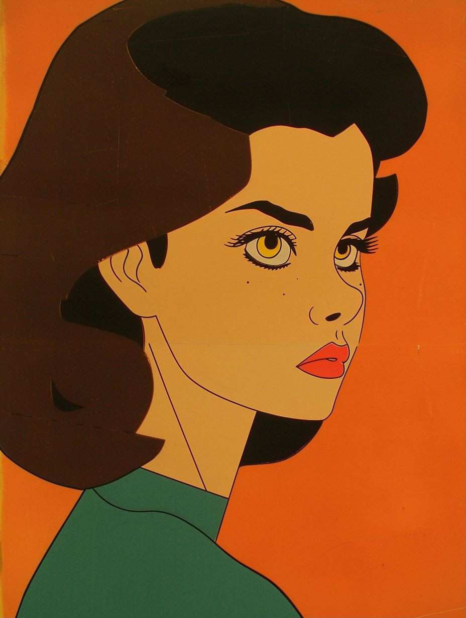 Vibrant Pop Art Portraits of Four Women - Image 1