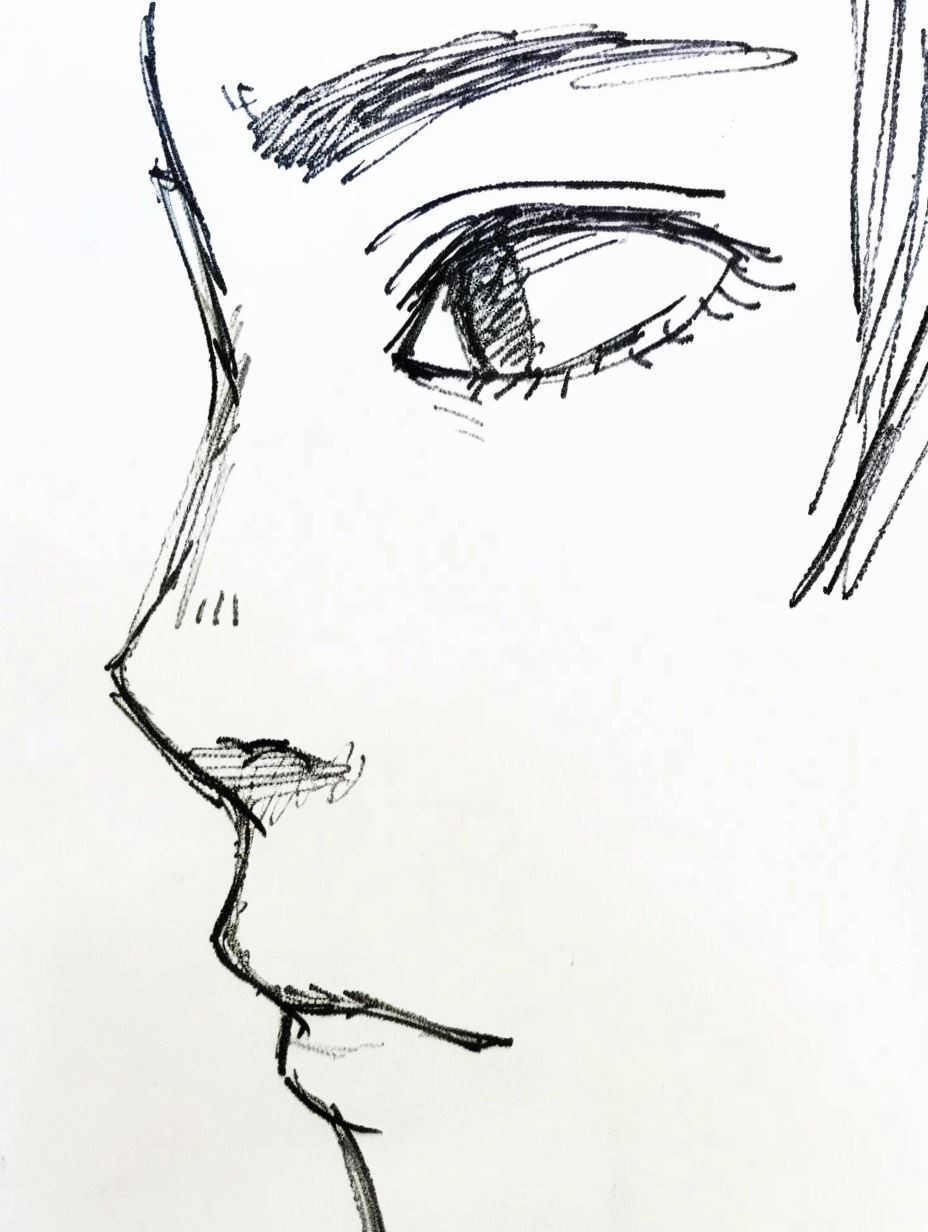 Raw Emotional Sketchbook Studies - Image 3