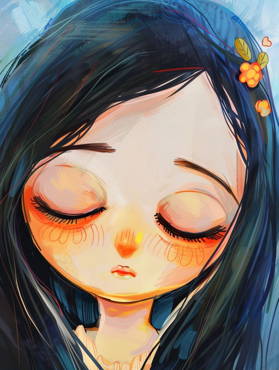 Whimsical Portraits of Dreaming Girls - Image 2
