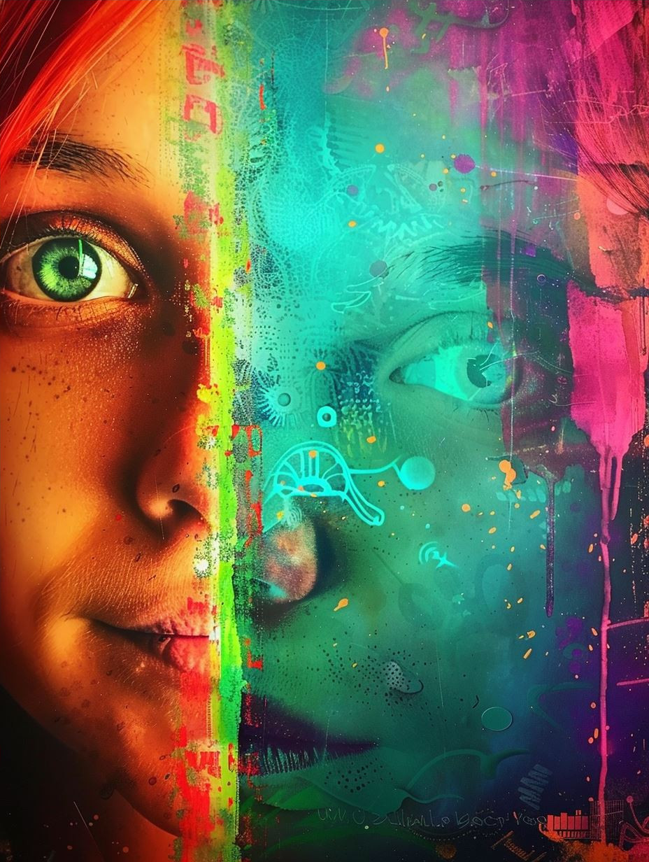 Prismatic Gaze of Dual Worlds - Image 4