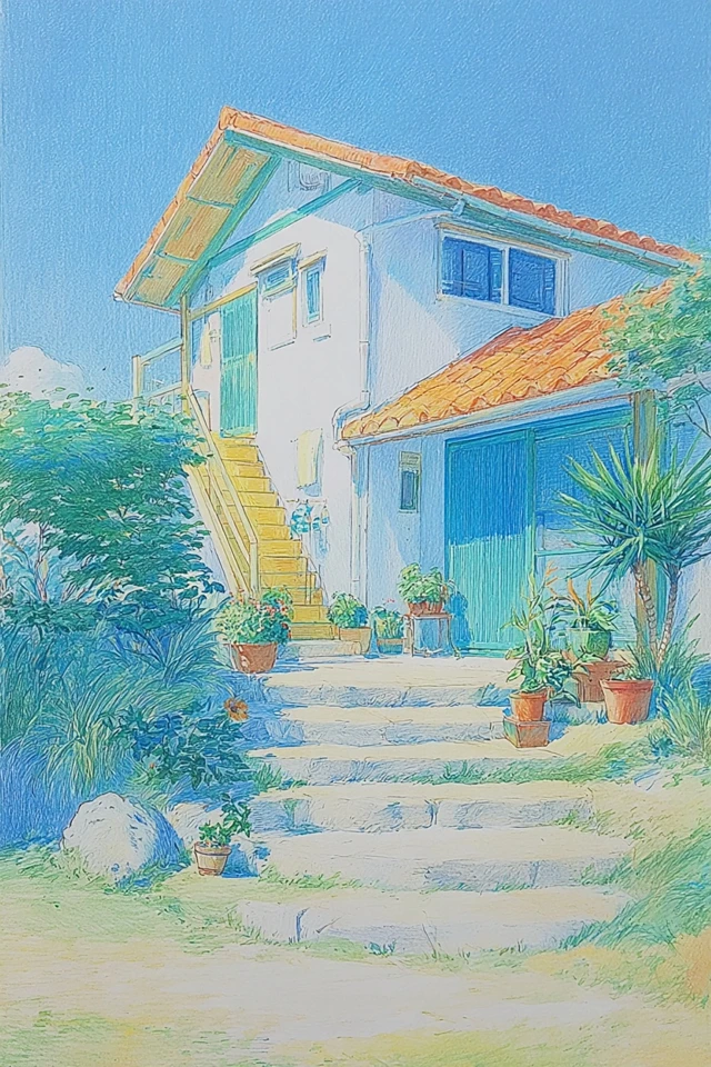 Azure Dream Sketch - Image 6