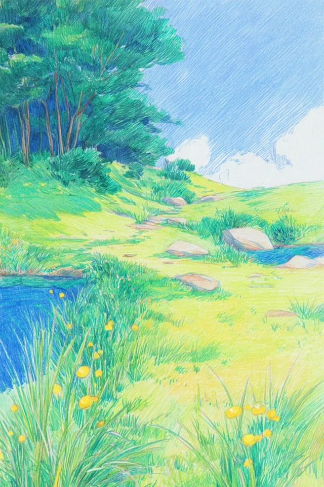 Azure Dream Sketch - Image 2
