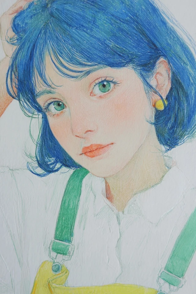 Azure Dream Sketch - Image 1