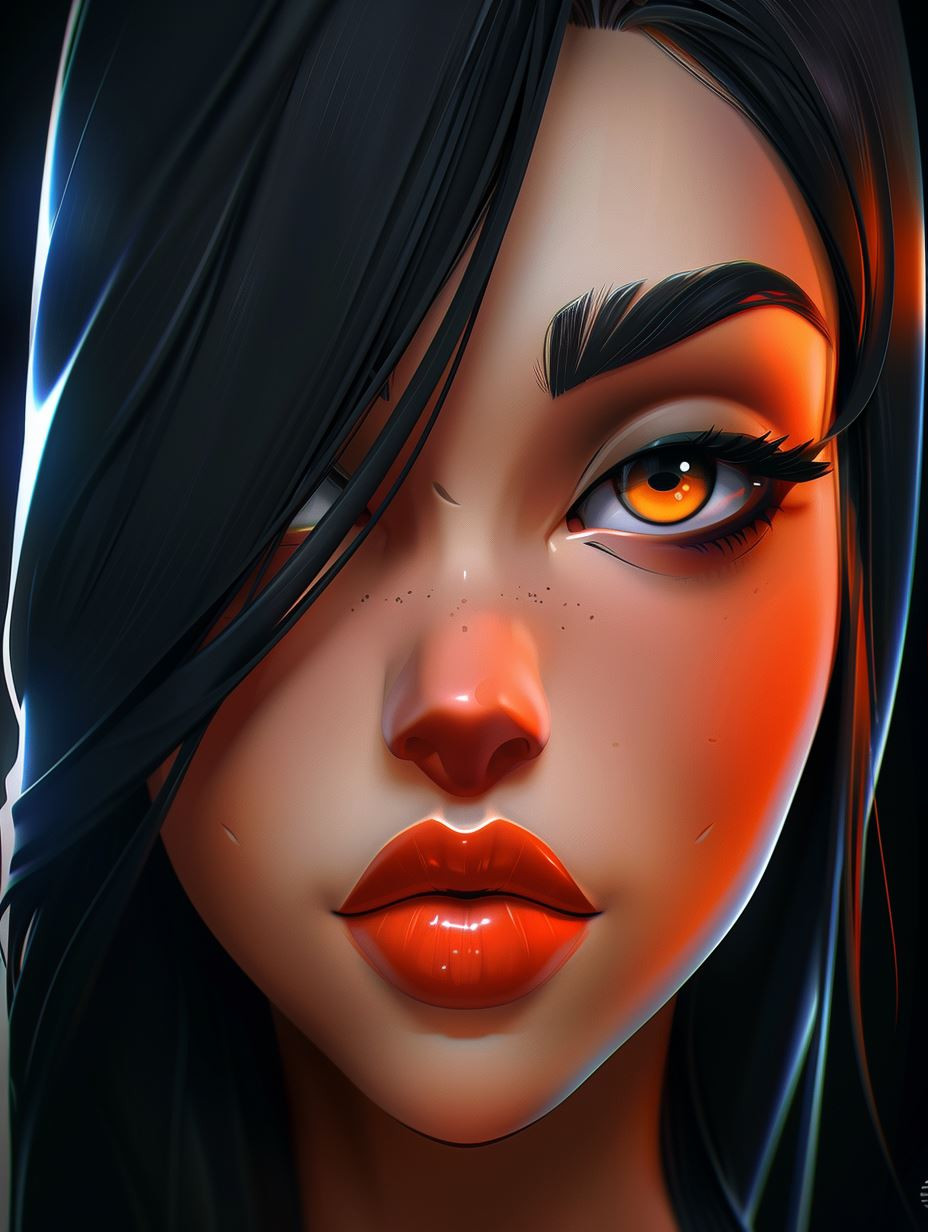 Digital Portraiture Stylized Character Study - Image 3