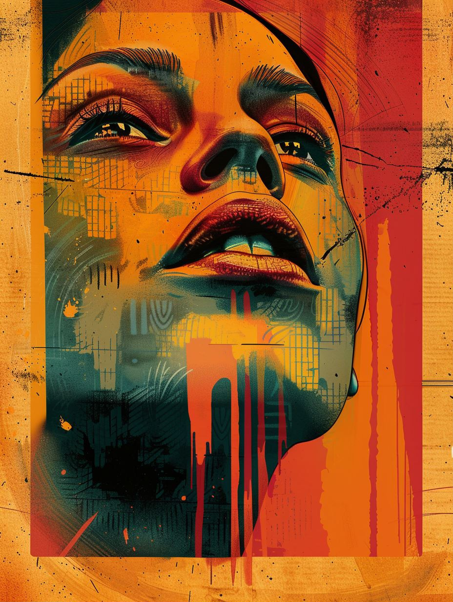 Vibrant Urban Expressionist Portraits - Image 1