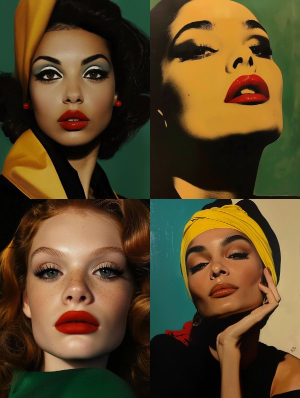 Vintage Glamour in Golden Silk