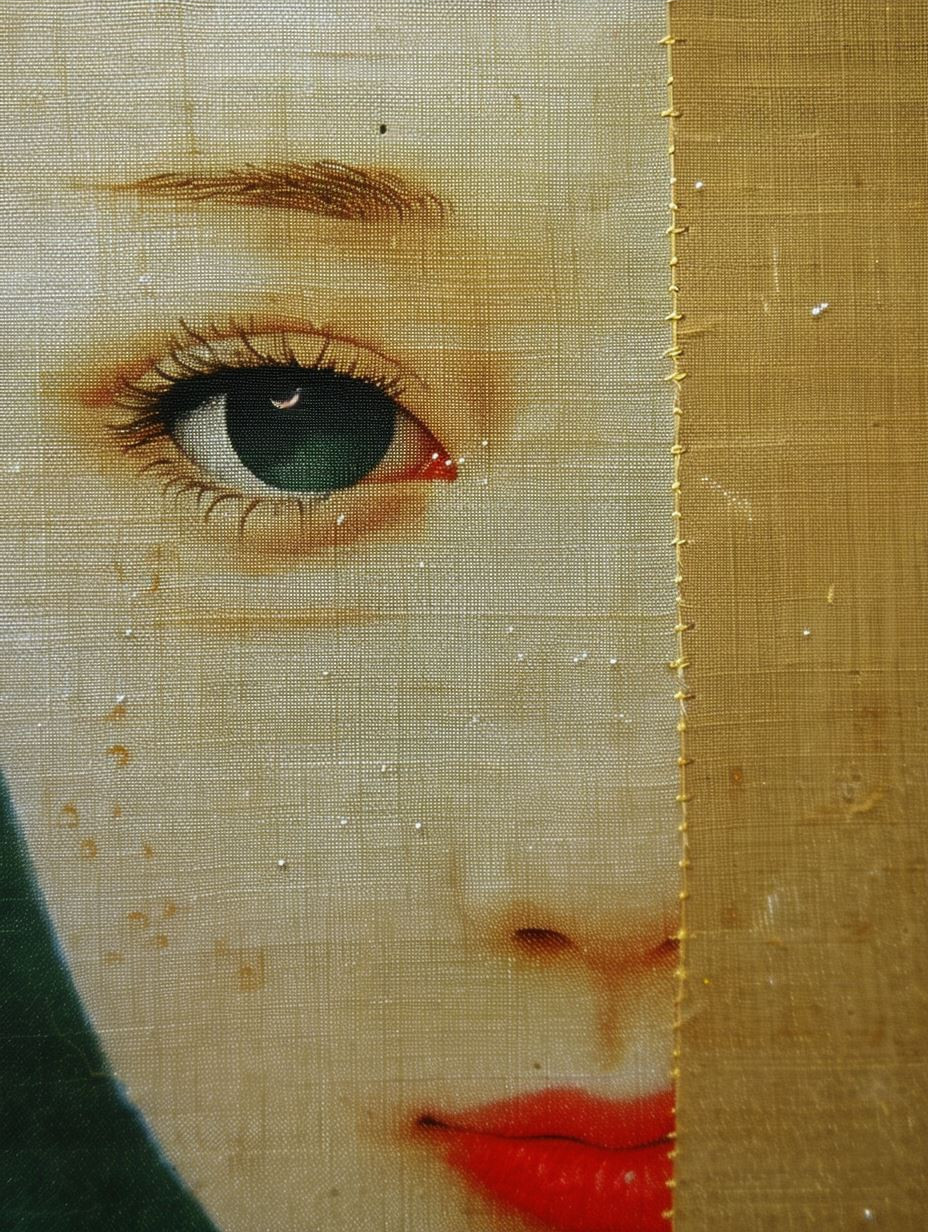 Golden Thread Portrait Study - Image 3