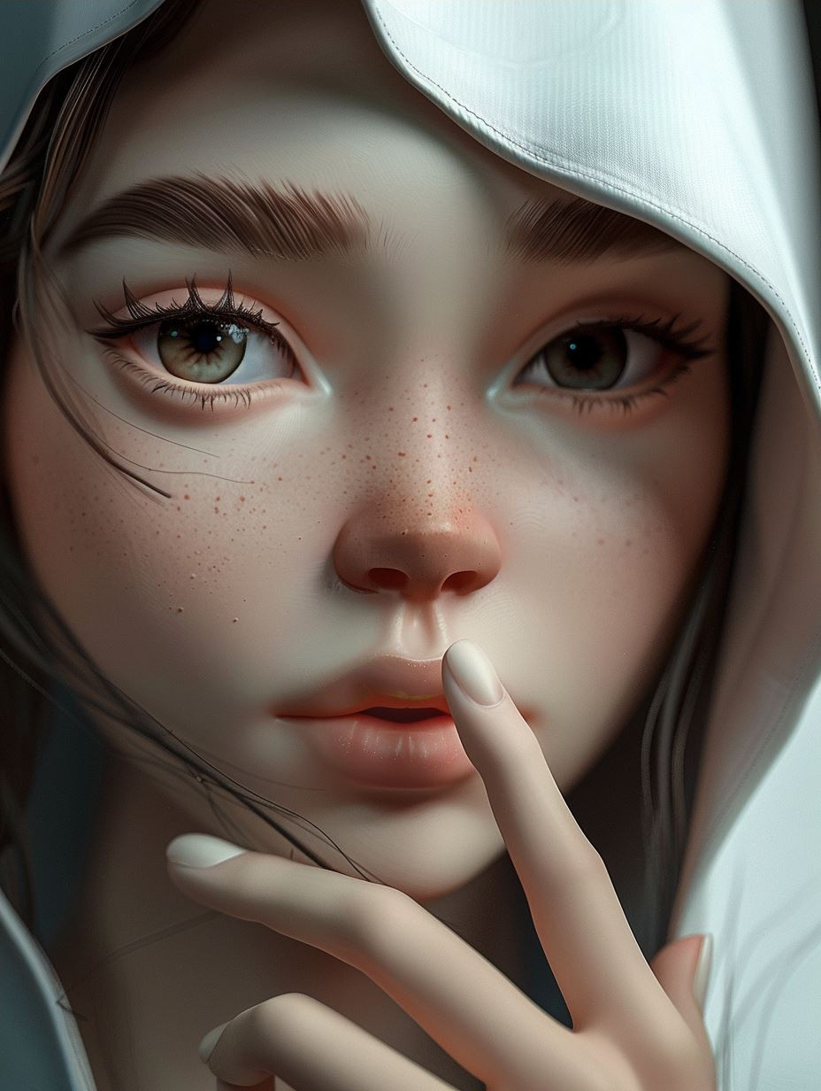 Digital Portraits of Ethereal AI Women - Image 4