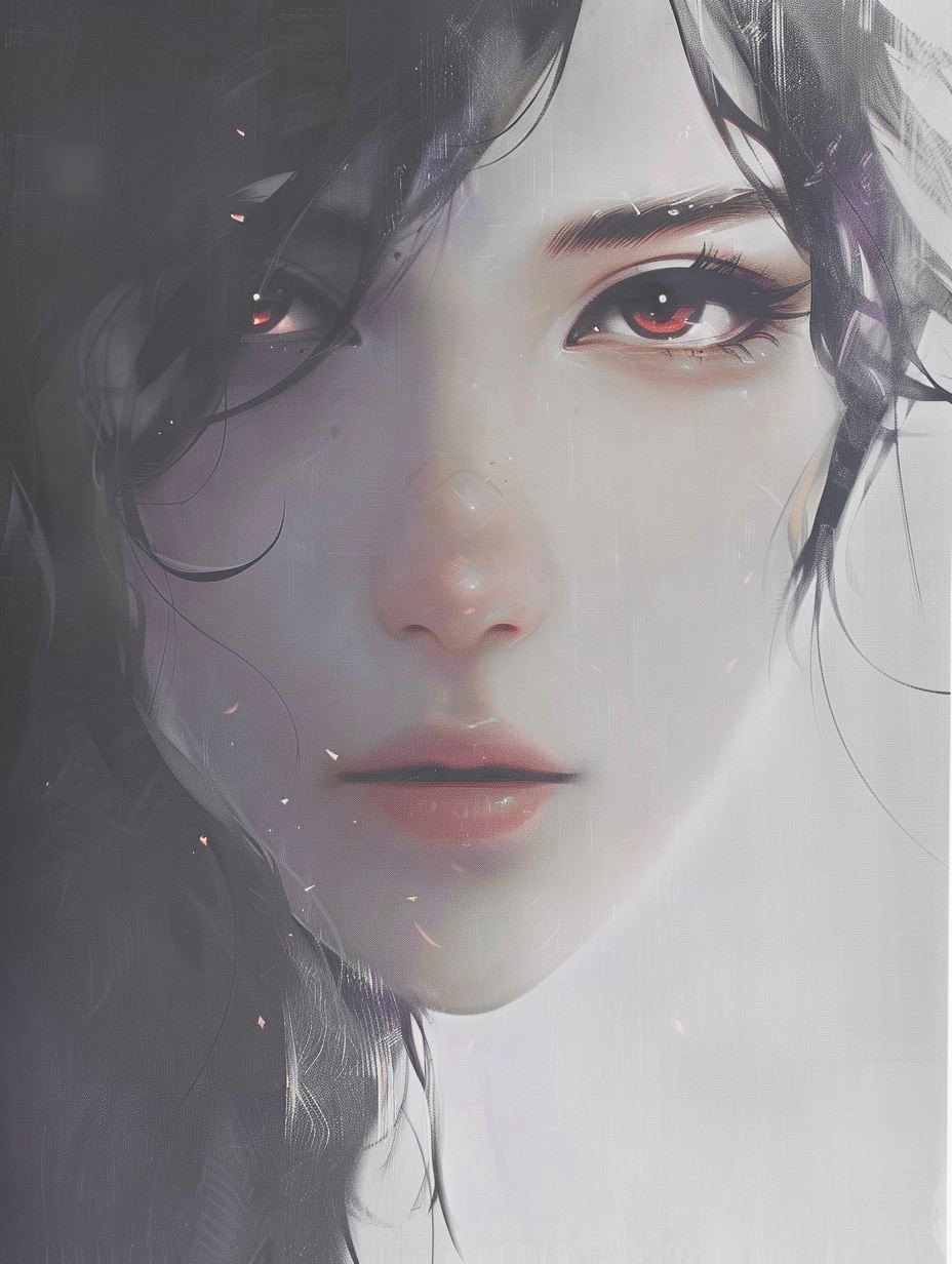 Ethereal Melancholy in Pale Tones - Image 3