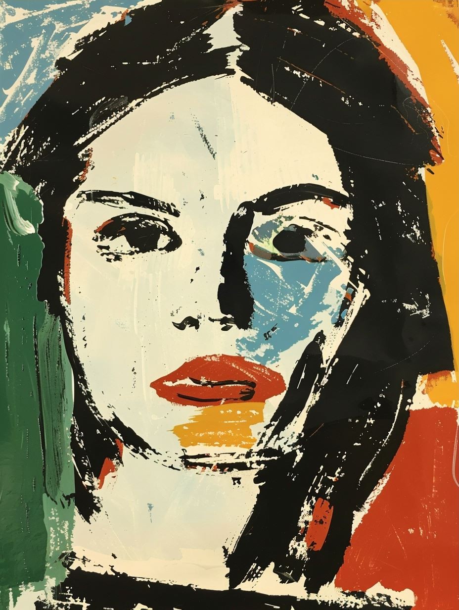 Abstract Expressionist Muse - Image 3
