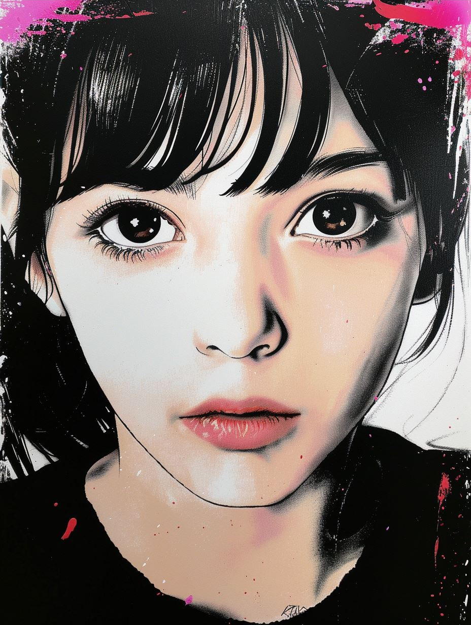Ethereal Blush Portrait Art - Image 3
