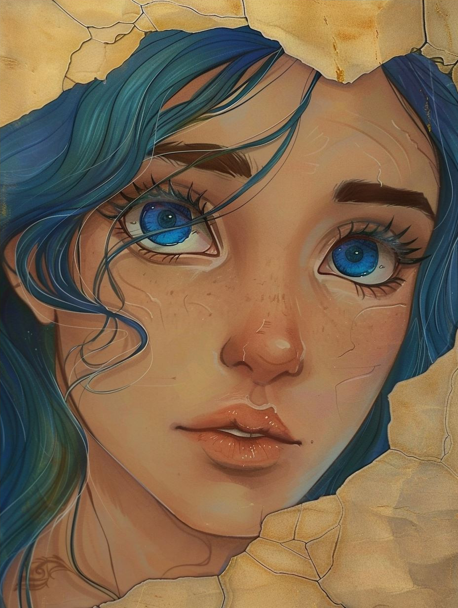 Ethereal Visions of Blue-Eyed Beauties - Image 4
