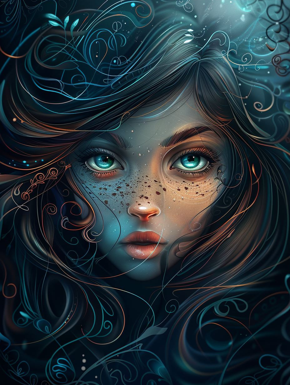 Ethereal Visions of Deep Azure - Image 3