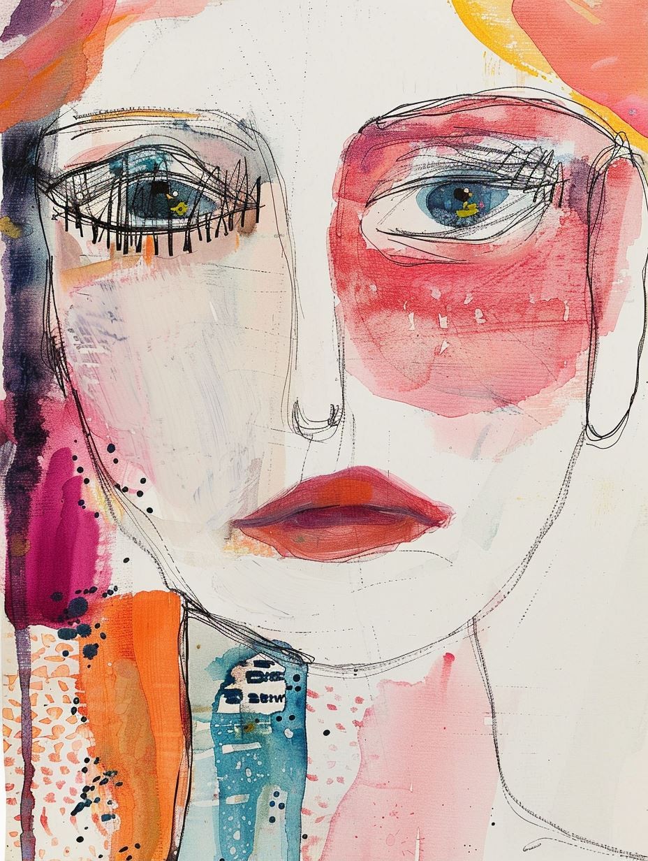 Abstract Visions of Feminine Grace - Image 1