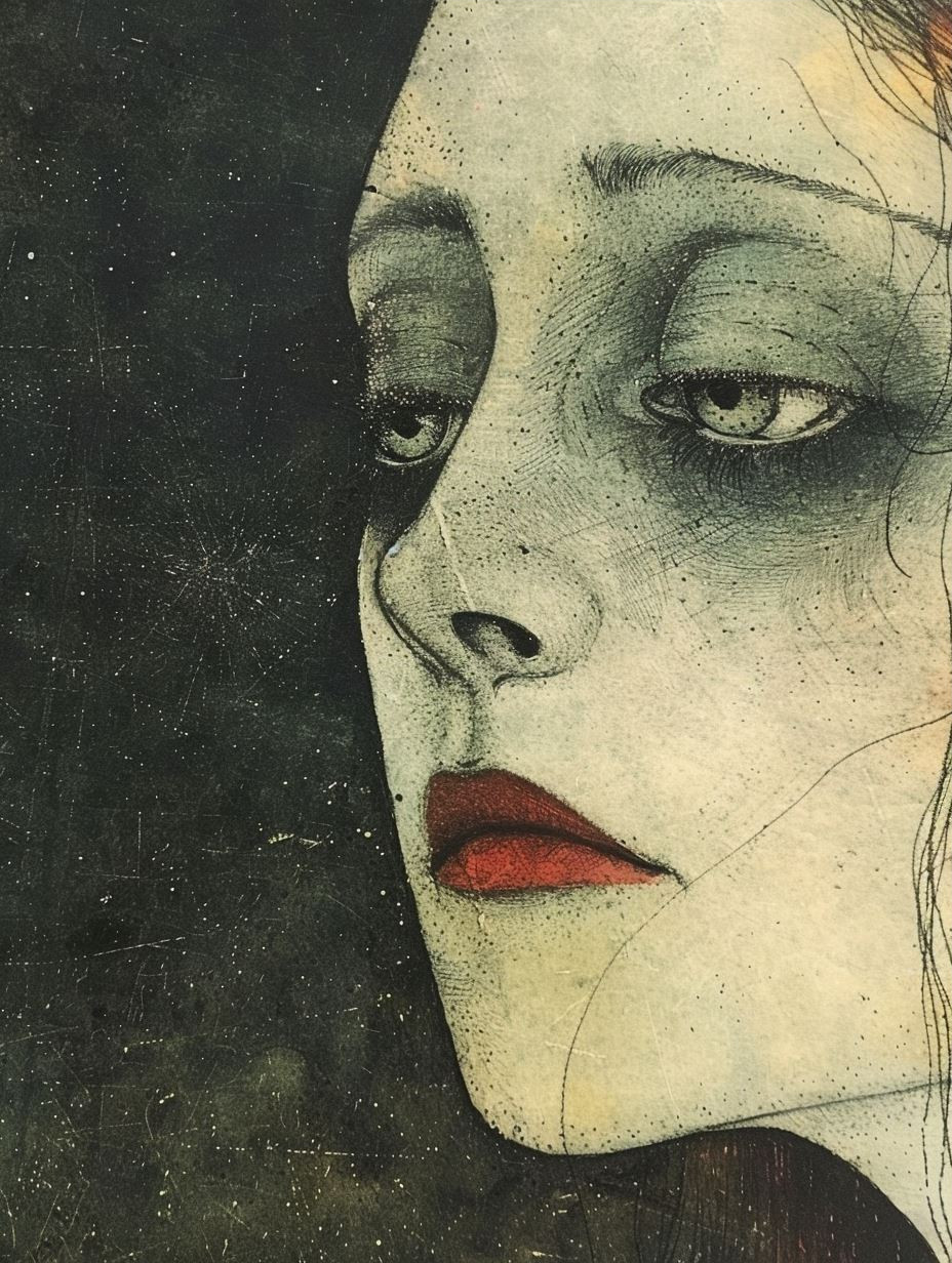 Melancholy Gothic Portrait Studies - Image 3